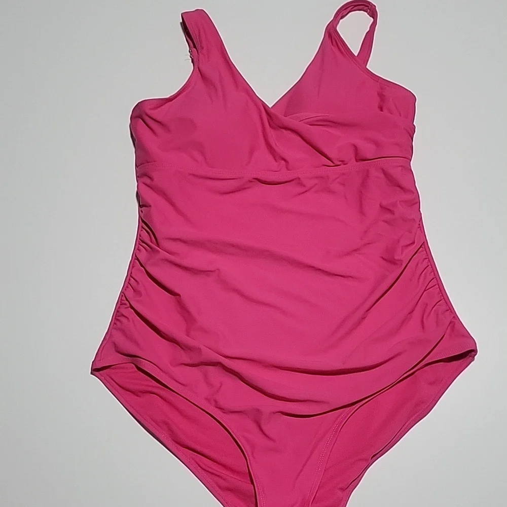 JNY Pink One-Piece Swimsuit